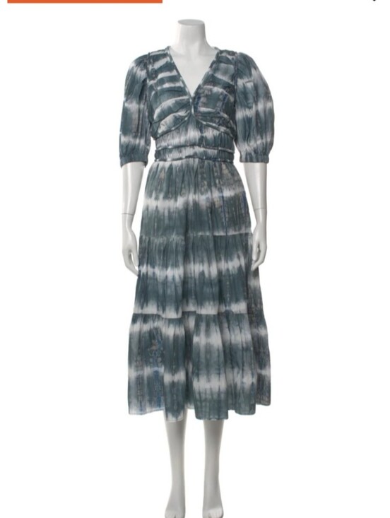 Sea New York Dresses & Skirts - Sea Puff Sleeve Dress- Blue/White